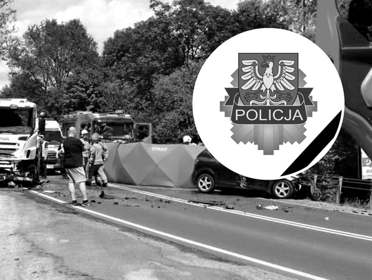 Jaroszowice, tragiczny wypadek, powiat wadowicki, nie żyje policjant, nie żyje Mateusz Fidelus