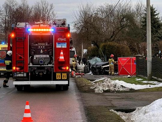 Siepraw, wypadek drogowy, tragiczny wypadek, tragedia w sieprawiu, tragedia w powiecie myślenickim, akcja ratunkowa, reanimacja