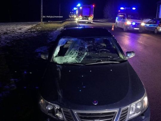 Tragiczny wypadek w Wilczycach. Pieszy zginął na nieoświetlonej drodze [FOTO]