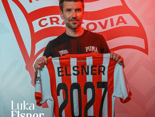 Nowy trener Cracovii Luka Elsner.