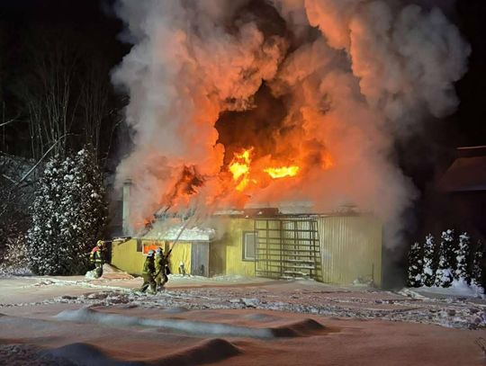 Budzów, akcja ratunkowa, akcja gaśnicza, straż pożarna, strażacy, straż pożarna, na sygnale,