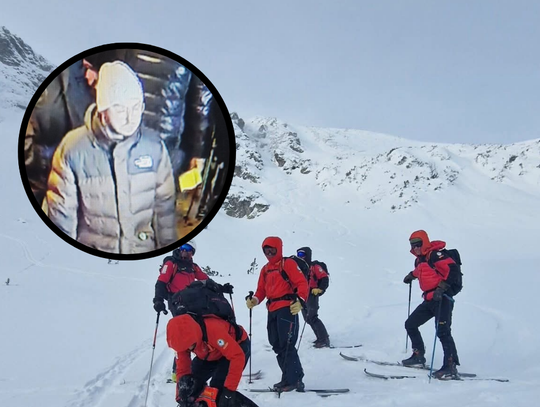 Podhale, Tatry, powiat tatrzański, poszukiwania zaginionego turysty w okolicy Kasprowego Wierchu, Andrzej Dubiel, zaginiony, poszukiwania Andrzeja Dubiela