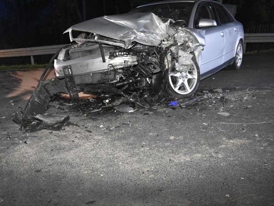 Na zdjęciu miejsce wypadku na terenie miejscowości Siemiechów