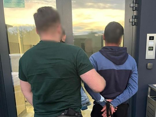 Zatrzymany przez policję.