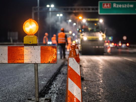 Uwaga kierowcy! Nocne utrudnienia i remont autostrady A4 pod Krakowem