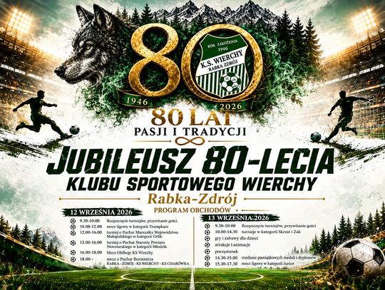 Wierchy Rabka-Zdrój będą świętować 80-lecie klubu. Dwa dni atrakcji już w ten weekend!