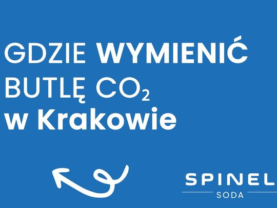 Widzimy grafikę przedstawiającą możliwość wymiany butli CO2 w Krakowie