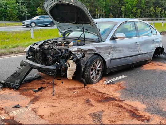 Autostrada a4, powiat Chrzanowski, na sygnale, wypadek drogowy, akcja ratunkowa, zderzenie, zdarzenia na autostradzie a4