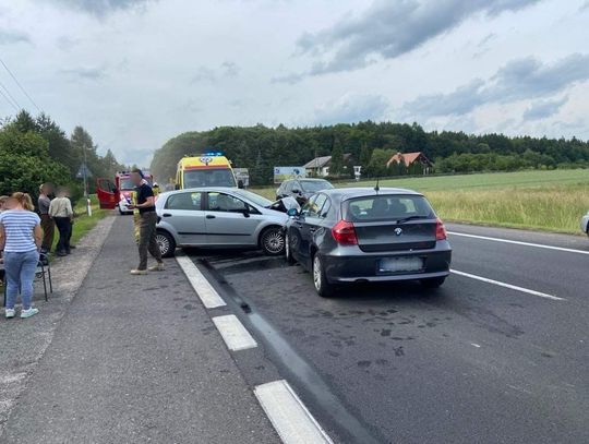 Na zdjęciu miejsce wypadku na DK94 w Jerzmanowicach