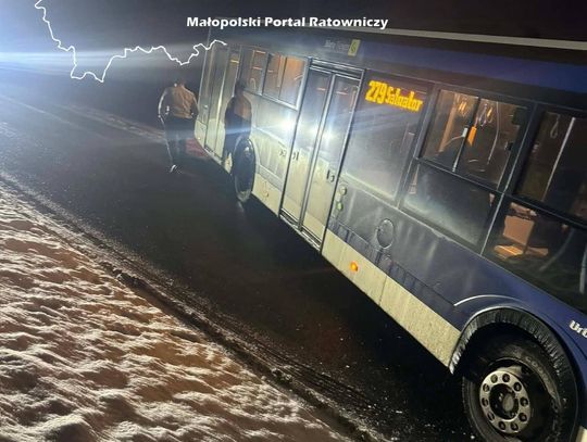 Gmina Liszki, powiat krakowski, autobus MPK, wypadek autobusu MPK, Jeziorzany