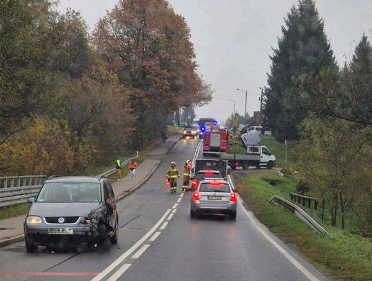 Wypadek szkolnego autobusu w Rudniku. Dwoje dzieci w szpitalu [FOTO]