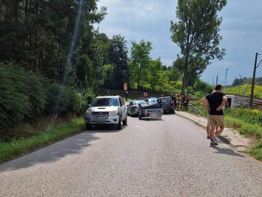 W sobotę na terenie miejscowości Jaksice doszło do wypadku drogowego