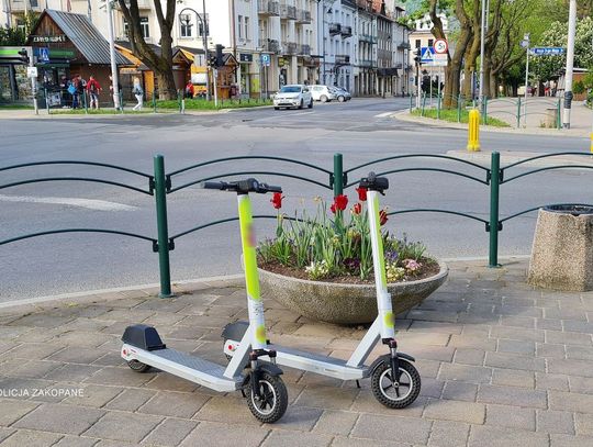 Zamiast 100 zł za taksówkę – 2500 zł mandatu. Pijany nocny kierowca hulajnogi