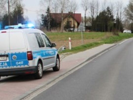 Policyjny radiowóz.