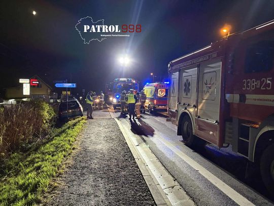 Michałowice, powiat krakowski, wypadek drogowy, zderzenie dwóch samochodów osobowych, wypadek drogowy Michałowicach, akcja ratunkowa, poszkodowane osoby