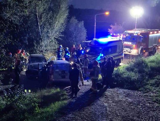 W wypadku na ulicy Radziszewskiej w Skawinie brały udział dwa pojazdy