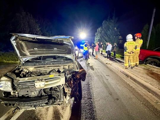 Zderzenie dwóch samochodów osobowych w Stasikówce