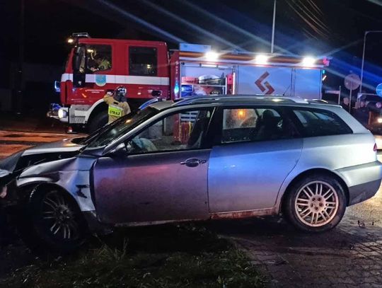 Zagacie, powiat krakowski, gmina Czernichów, wypadek drogowy, zderzenie dwóch samochodów osobowych, kolizja, trudne warunki na drogach