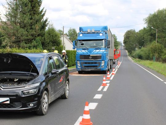 Zderzenie na DK52 w Bulowicach. Kobieta i dwuletni chłopczyk poszkodowani [FOTO]