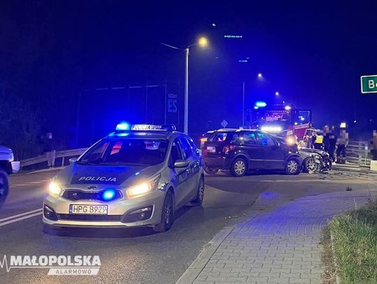 Zderzenie na Zakopiance w Białym Dunajcu. Jedna osoba poszkodowana [ZDJĘCIA]