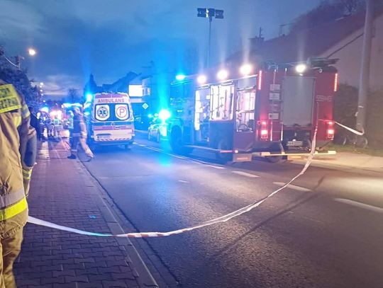 Kalwaria Zebrzydowska, na sygnale, akcja ratunkowa, akcja ratownicza, na sygnale, zderzenie samochodów, cztery osoby ranne, powiat wadowicki