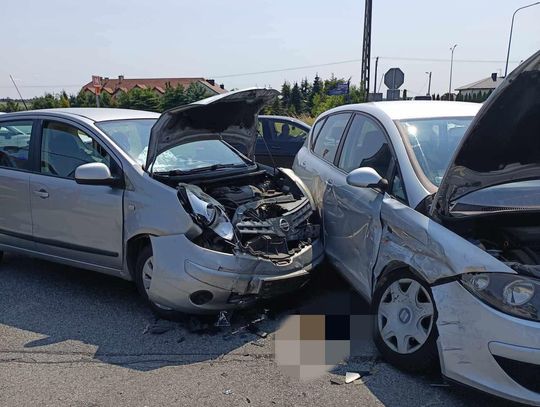 wypadek DK94 Jerzmanowice, zderzenie Jerzmanowice, wypadek pod Biedronką Jerzmanowice, ranna osoba Jerzmanowice, wypadek 12 czerwca DK94