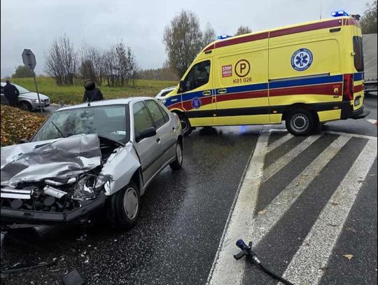 Gotkowice, wypadek drogowy, powiat krakowski, wypadek w powiecie krakowskim, poszkodowana osoba, ranna osoba