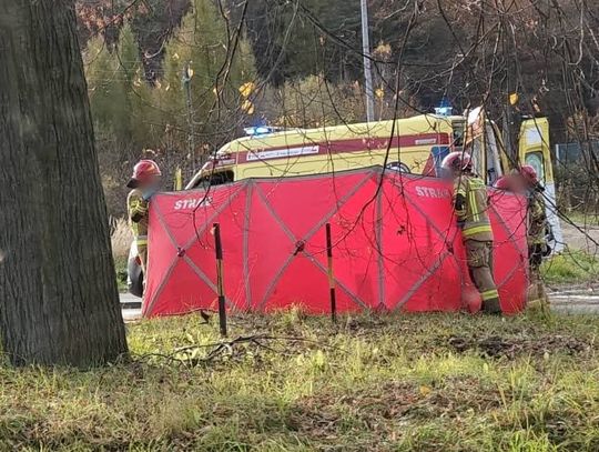 Sucha Beskidzka, powiat Suski, na sygnale, wypadek w powiecie suskim