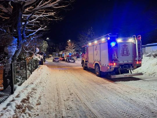 Na zdjęciu miejsce zdarzenia na ulicy Grunwaldzkiej w Zakopanem