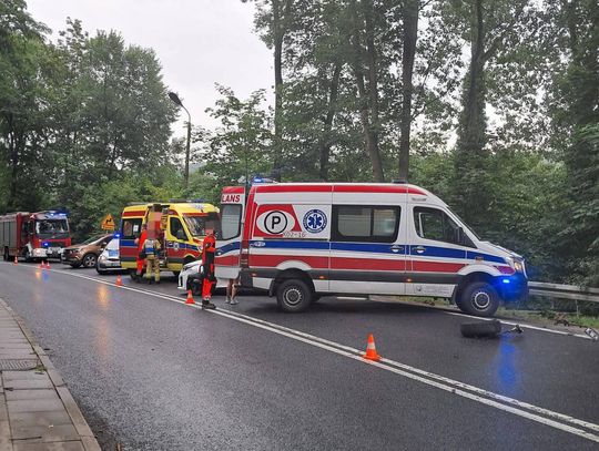 zderzenie Czchów, wypadek Czchów, kolizja Czchów, DK75 wypadek, utrudnienia Czchów