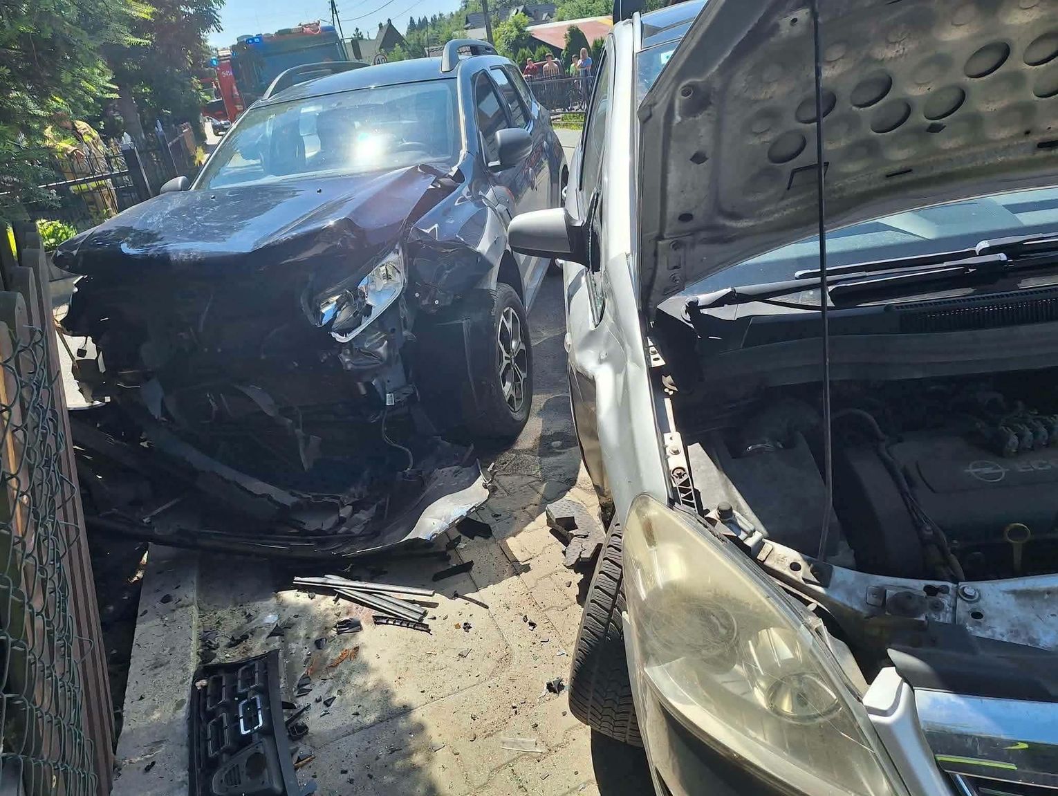 Zderzenie dwóch aut w Białym Dunajcu. Jedna osoba poszkodowana