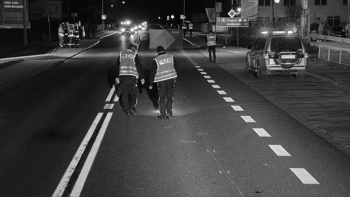 Spytkowice, powiat nowotarski, śmiertelne potrącenie rowerzysty, wypadek drogowy, wypadek śmiertelny, Podhale