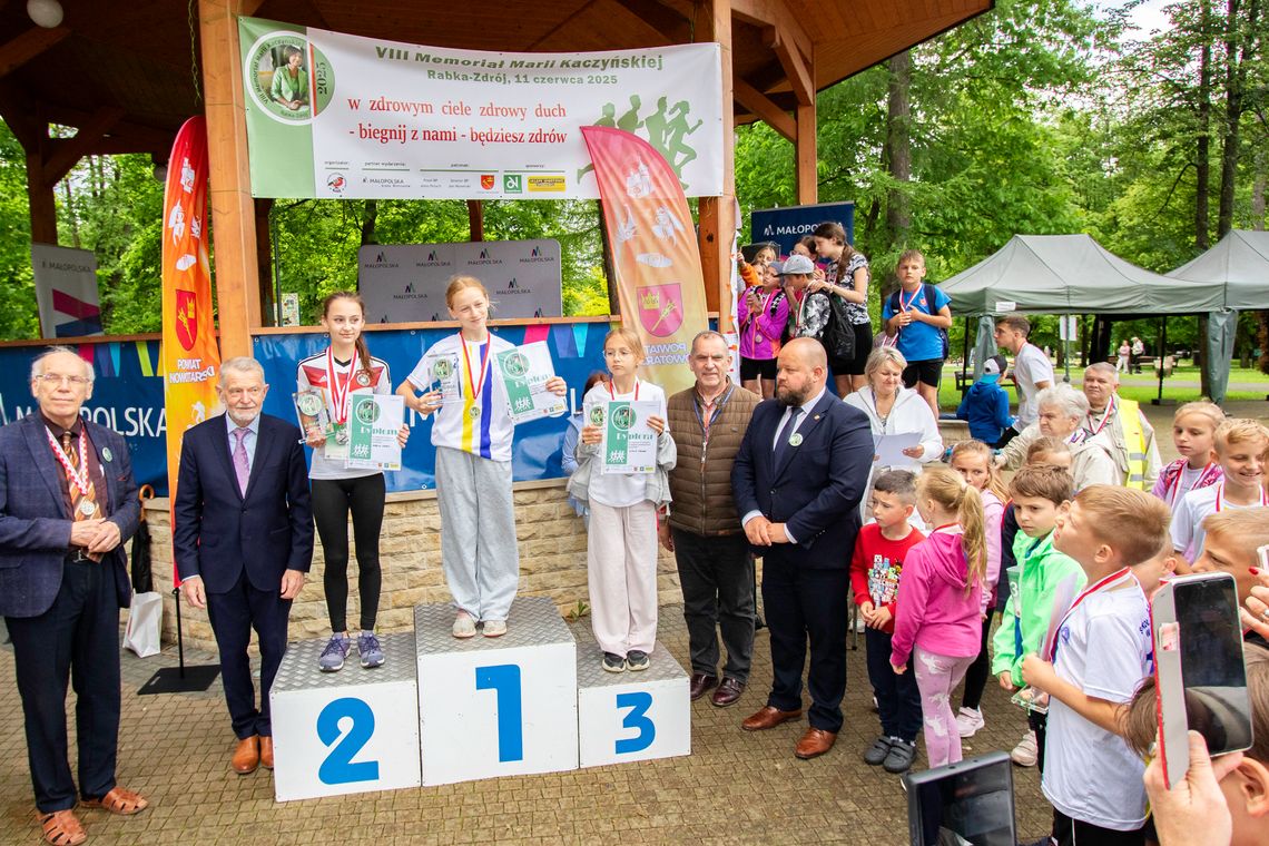 memoriał Marii Kaczyńskiej, Rabka-Zdrój, biegi Rabka-Zdrój, Park Zdrojowy Rabka-Zdrój, VIII Memoriał Marii Kaczyńskiej