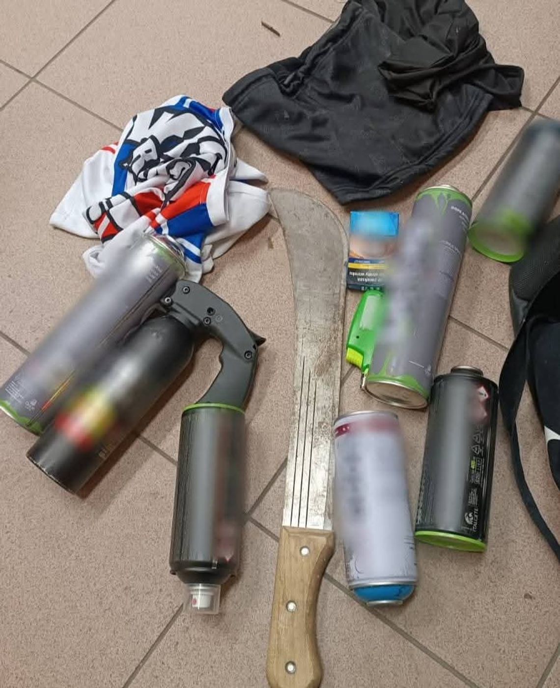 Rabka-Zdrój, graffiti, graficiarze, mandalę, Podhale, powiat nowotarski, Ukrainiec, wandale infrastruktury