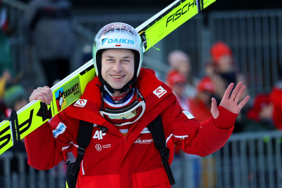 Na zdjęciu Aleksander Zniszczoł, który zajął trzecie miejsce w Lahti