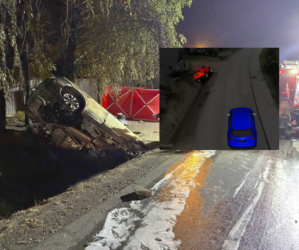 Wypadek w Sierczy, powiat wielicki, tragedia w powiecie wielickim, bitwy drogowe, analiza wypadku w Sierczy, tragedia na drodze w Sierczy