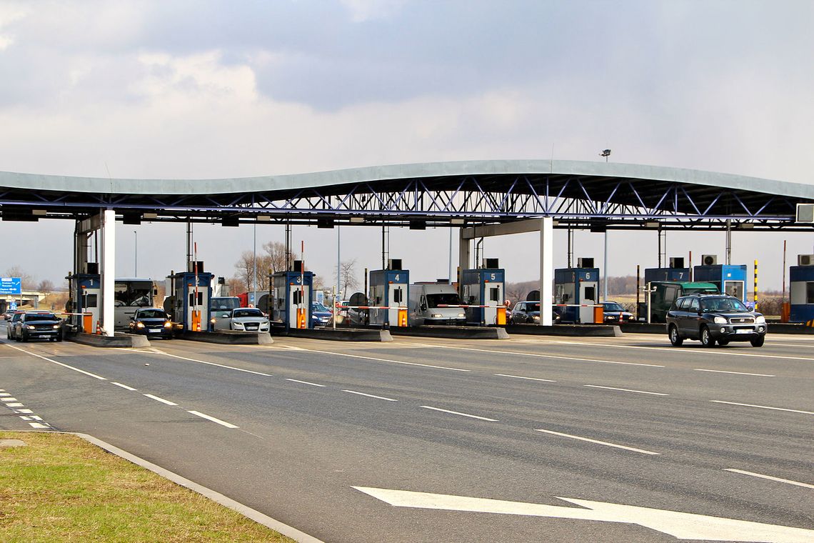 Punkt poboru opłat Balice na autostradzie A4.