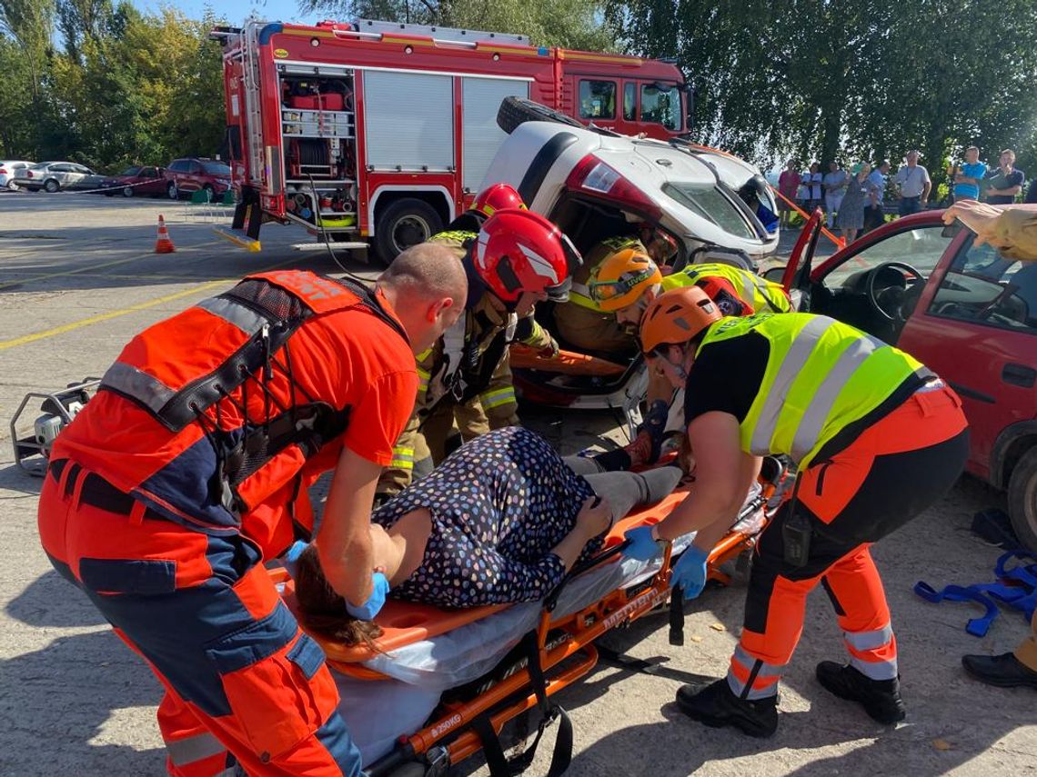 Na zdjęciu ćwiczenia służb w Brzesku