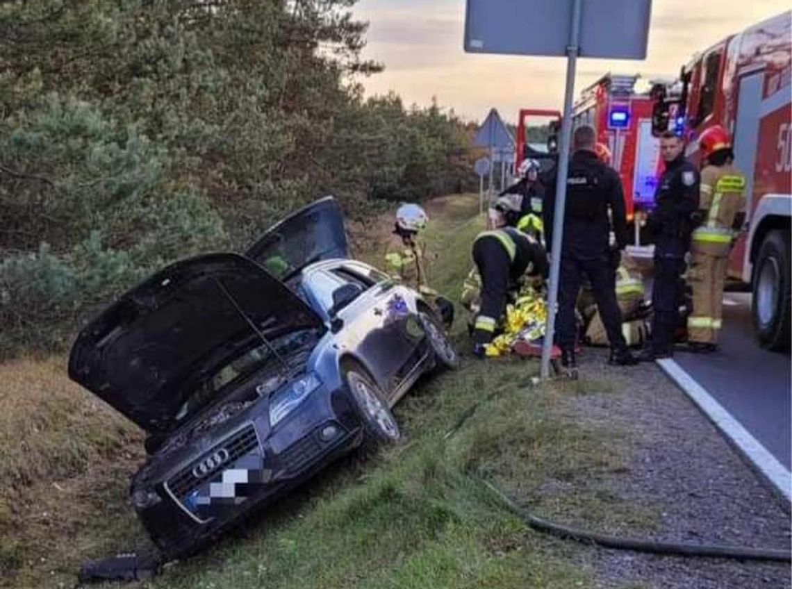 Jedna osoba została ranna podczas wypadku w Chrząstowicach