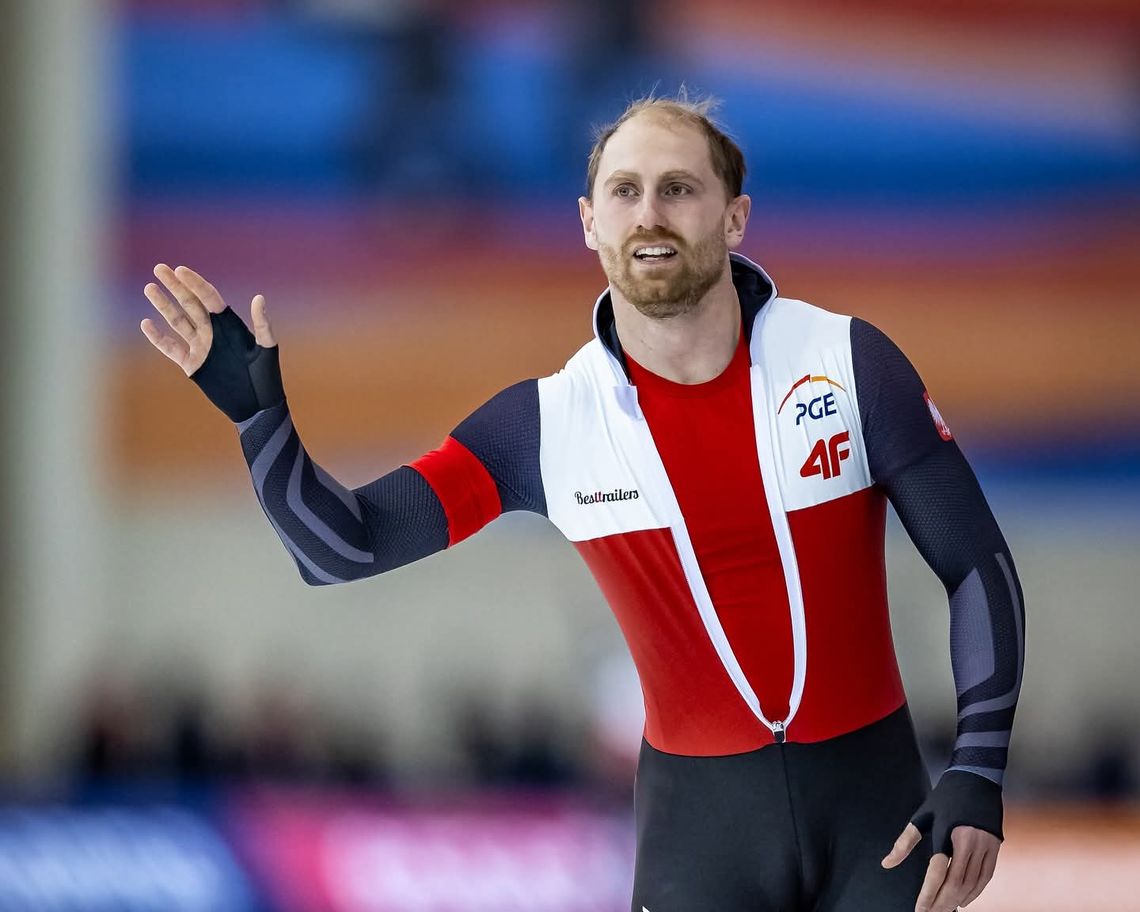 Co za początek sezonu. Damian Żurek demoluje rekord Polski i staje na podium Pucharu Świata! Damian Żurek, łyżwiarstwo szybkie, Salt Lake City, panczeny, panczenista, puchar świata, łyżwiarstwo szybkie USA