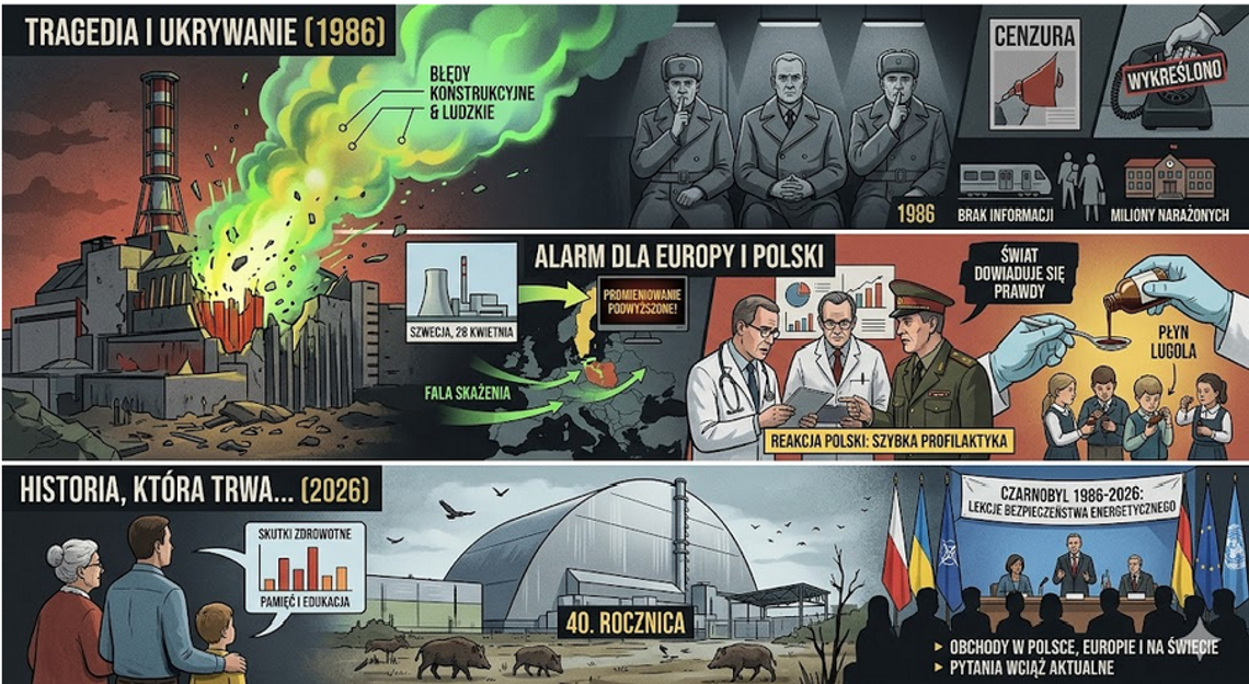 Czarnobyl: Cztery dekady cienia nad Europą Czarnobyl: Cztery dekady cienia nad Europą