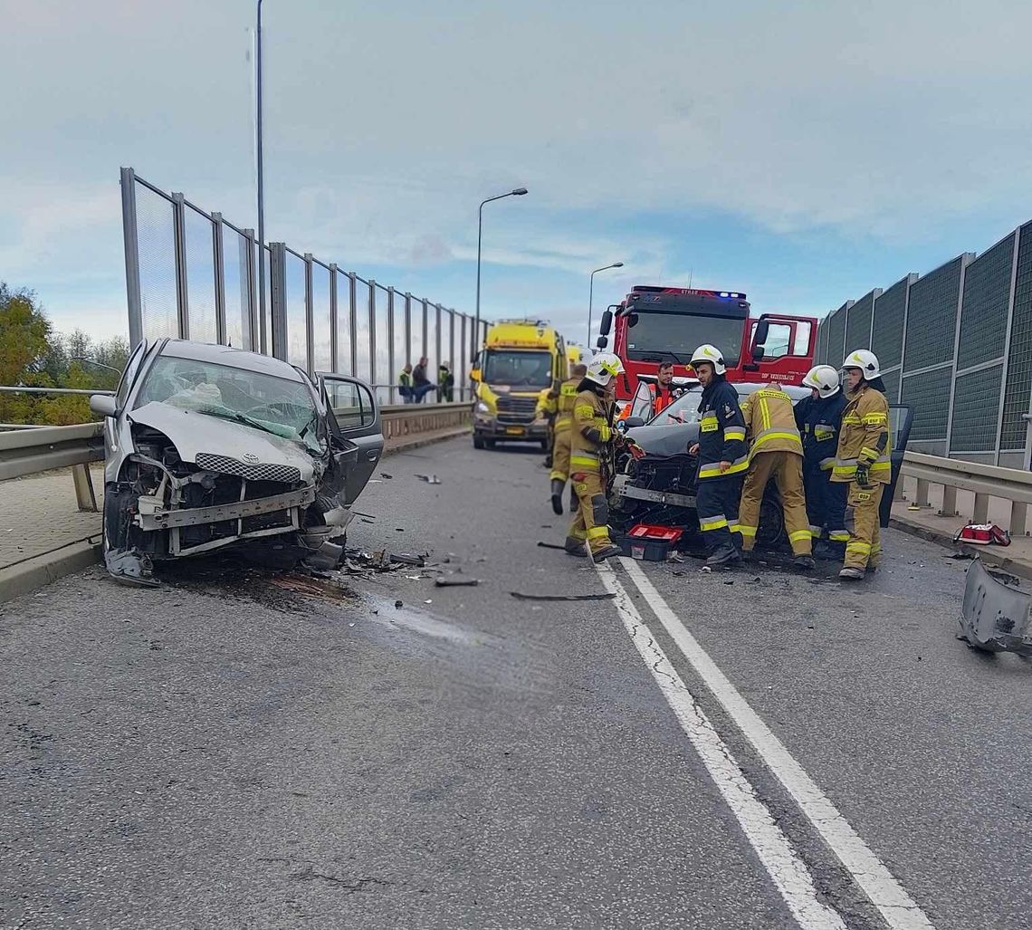 Krzeszowice, wypadek w Krzeszowicach, cztery osoby ranne, powiat krakowski, na sygnale, ranne dziecko