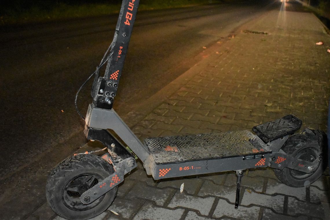 Trzemeśnia, powiat myślenicki, wypadek na hulajnodze elektrycznej, pijani nastolatkowie, tragedia na hulajnodze elektrycznej, Myślenice, policja