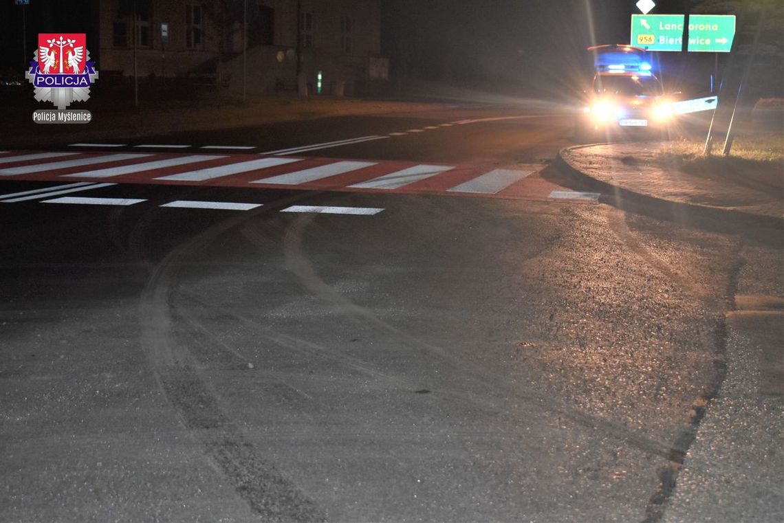 20-latek pomylił Rynek w Sułkowicach z torem wyścigowym