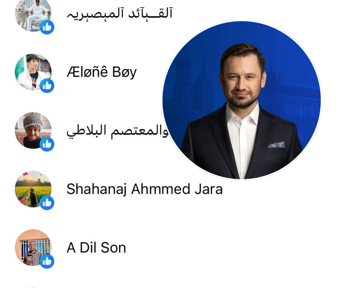 Referendum w Krakowie, egzotyczne lajki u Aleksandra Miszalskiego, polubienia na Facebooku, Facebook