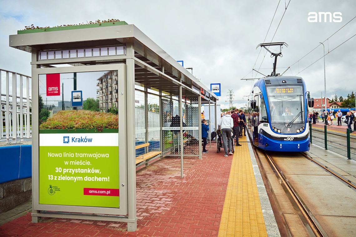 13 EKO wiat AMS powstaje na nowej linii tramwajowej w Krakowie