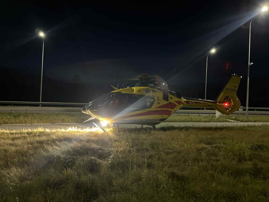 Pieniążkowice, Podhale, gmina Czarny Dunajec, Skomielna Biała, na sygnale, lotnicze pogotowie ratunkowe, eksplozja akumulatora, LPR