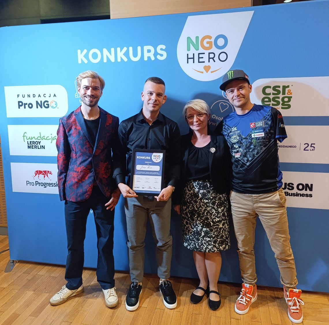 Fundacja Popatrz Sercem, NGO HERO 2025, Gala NGO HERO 2025, Uniwersytet Jagielloński, Kraków, Jakub Kurek, nominacja dla Jakuba Kurka