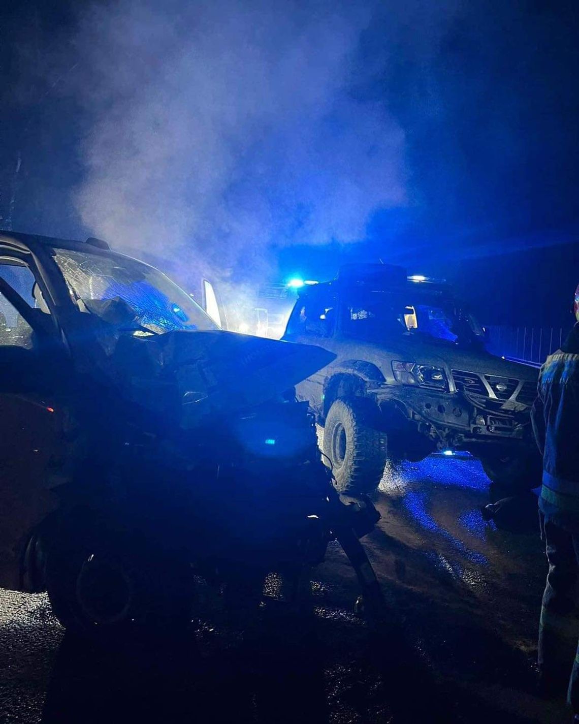 Groźny wypadek na autostradzie A4. Dwie osoby ranne