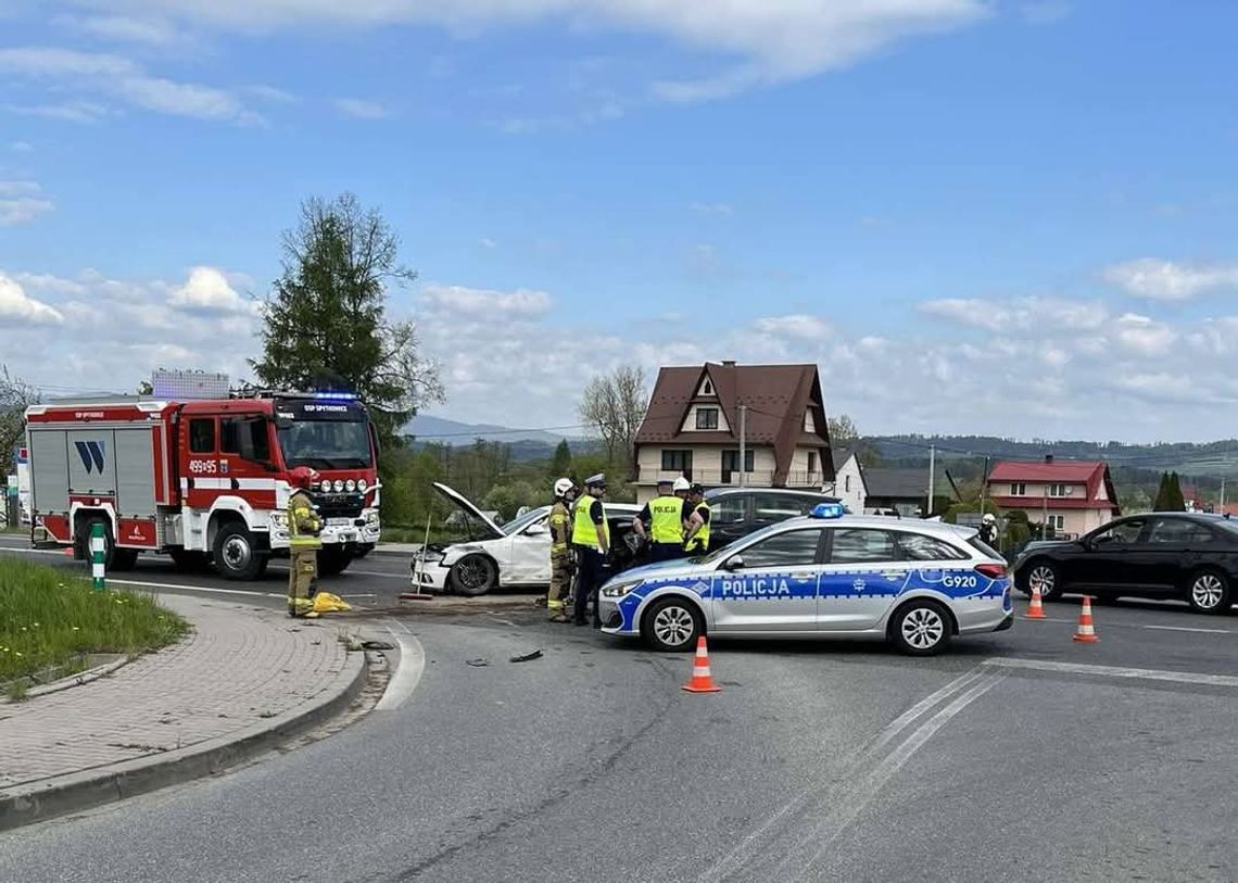 wypadek Raba Wyżna, wypadek Spytkowice, wypadek droga krajowa nr 47, bezpieczeństwo ruchu drogowego Podhale, Chyżnianka